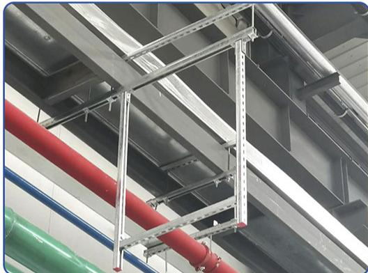 Seismic bracket on-site application 2